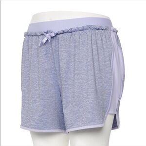 Tek Gear XL Isadora purple midrise workout shorts